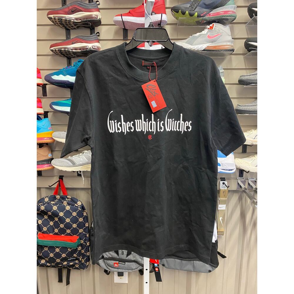 CLOT Apparel Men's Black Graphic Heavy Tee Medium "Wishes Which is Witches" NWT!